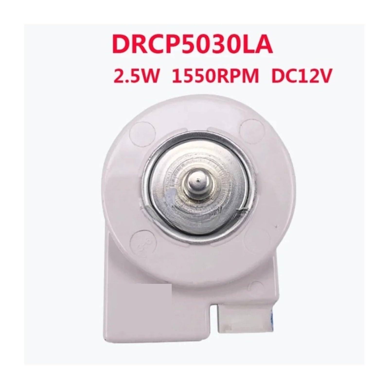 DRCP5030LA - Pieza de repuesto para motor de ventilador de refrigerador de 2,5 W, compatible con motor de ventilador CC de 12 V CC