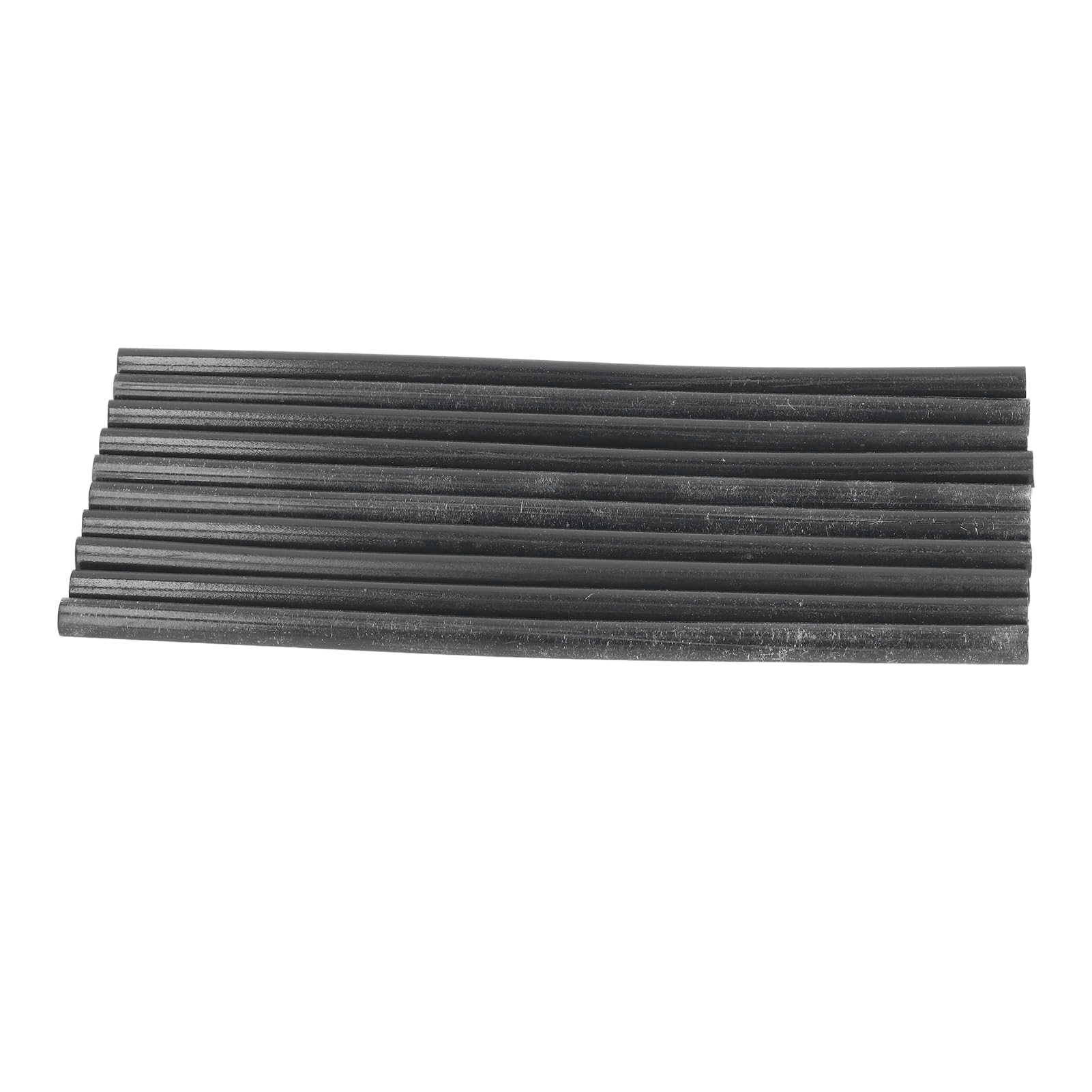 Barras de pegamento caliente negras, 38 piezas de 0,43 x 10,63 pulgadas, resina EVA, fuerte adherencia, barras de pegamento termofusible sin olor, tiras para coche, bricolaje,