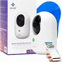 Câmera Inteligente Full HD Compatível com Alexa Babá Eletrônica Botão de Chamada Visão Noturna e Monitoramento Inteligente Detecção de Movimentos Armazenamento na Nuvem