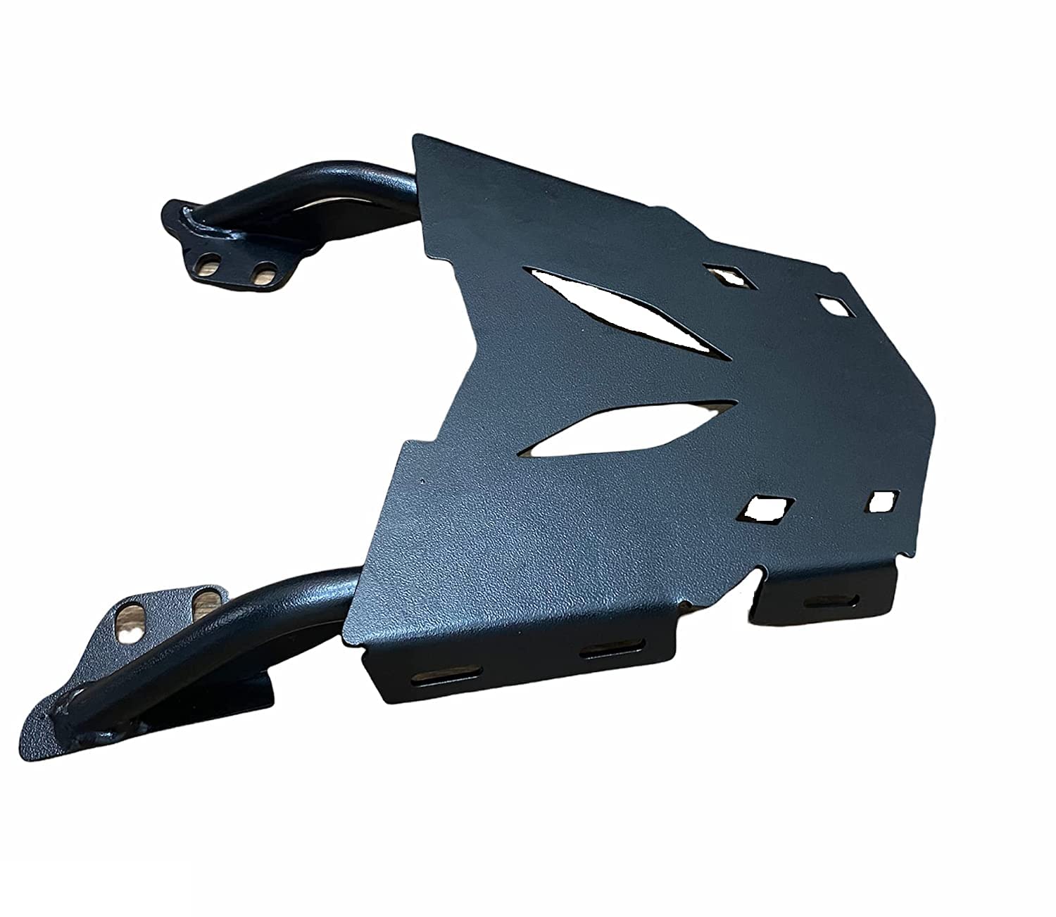 Backrest with Rear Luggage Carrier Compatible with Bajaj Pulsar NS200 | Motorcycle Back Rack for Touring & Daily Ride | Pillion Back Support | Travel Luggage Carrier Accessories | Black-image-13