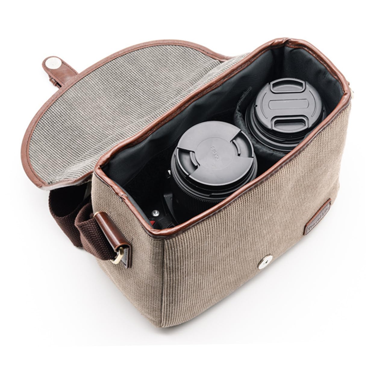OSALADI Borsa Per Fotocamera Digitale Leggera e Oxford Con Design Multi-scomparto Adatta Per e
