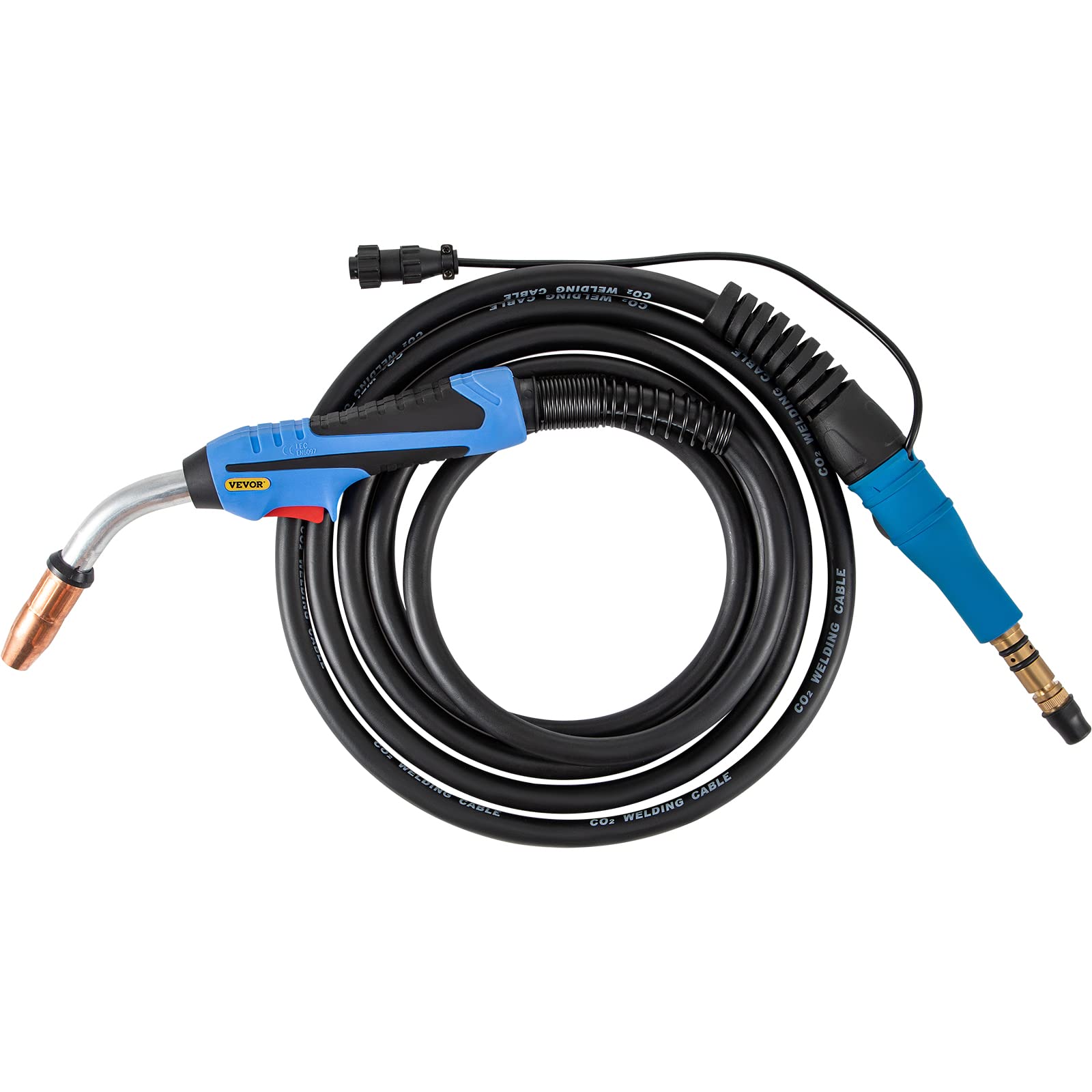 VEVOR Pistola de soldar Mig Cable flexible de repuesto para antorcha de 15 pies ciclo de trabajo de 250 Apara soldador eléctrico soldadura resistente, construcción industrial, entornos hostiles