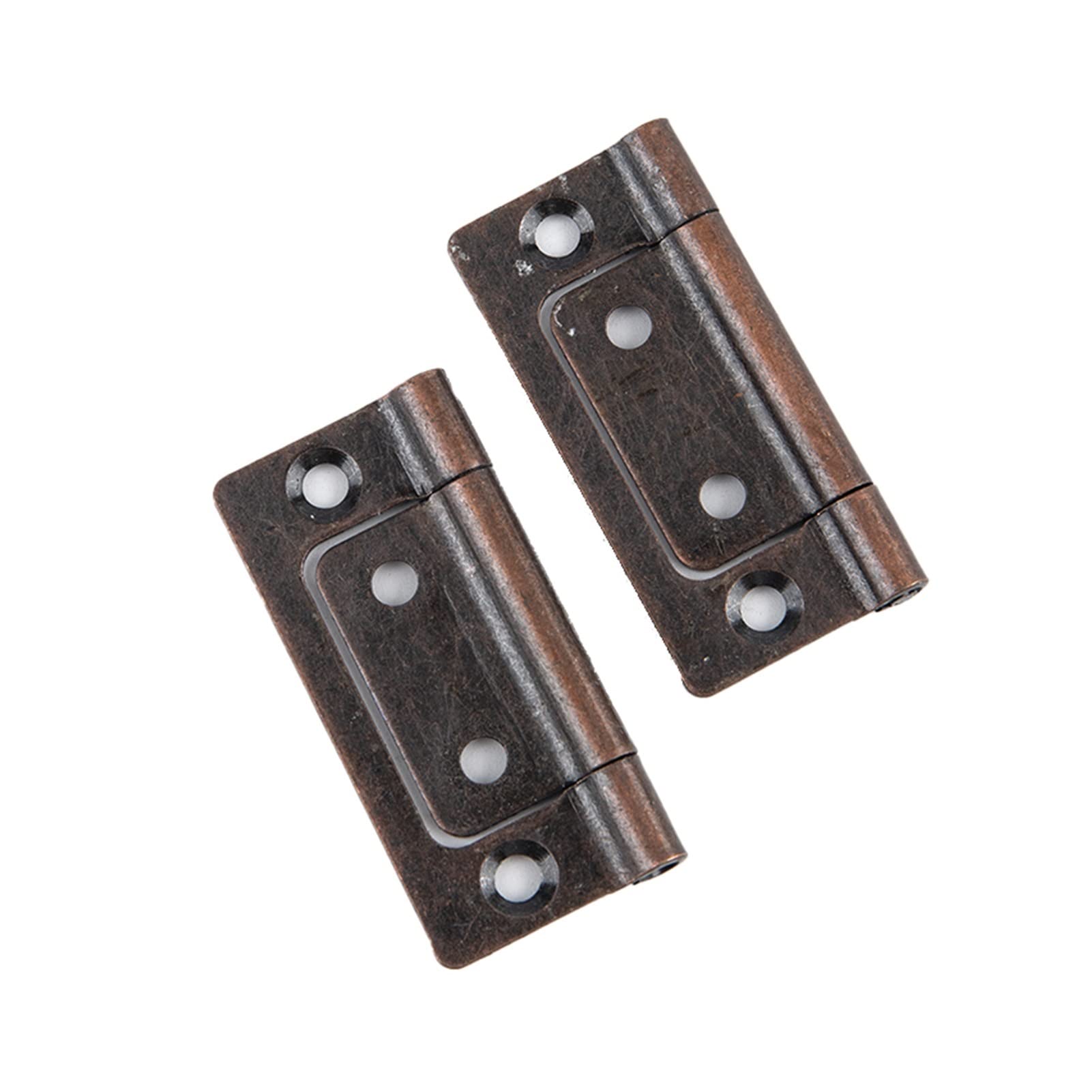 Nvsfzgiyg Sv Hinges 2Pcs 2Inch Furniture Mortise Hinge For Cabinet Door Drawer 135° Open 51 * 25Mm(Sv)