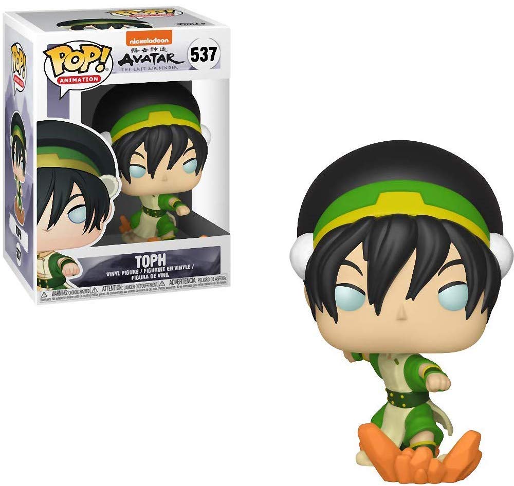 Funko Avatar: The Last Airbender - Figura de vinilo Toph Pop! (incluye funda protectora compatible con caja de pop)