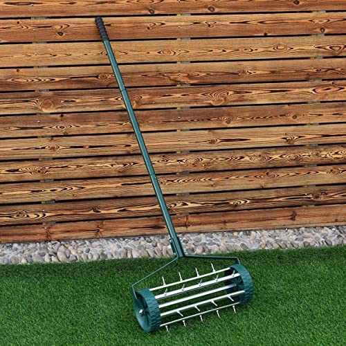 Aerador de césped rodante 18" con mango de 3 piezas miniatura 1