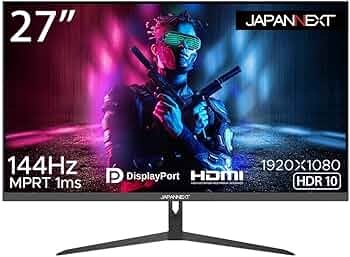 144Hz対応 27インチ ゲーミングモニター Amazon.co.jp: JAPANNEXT 27インチ ゲーミングモニター 144Hz 1ms フル