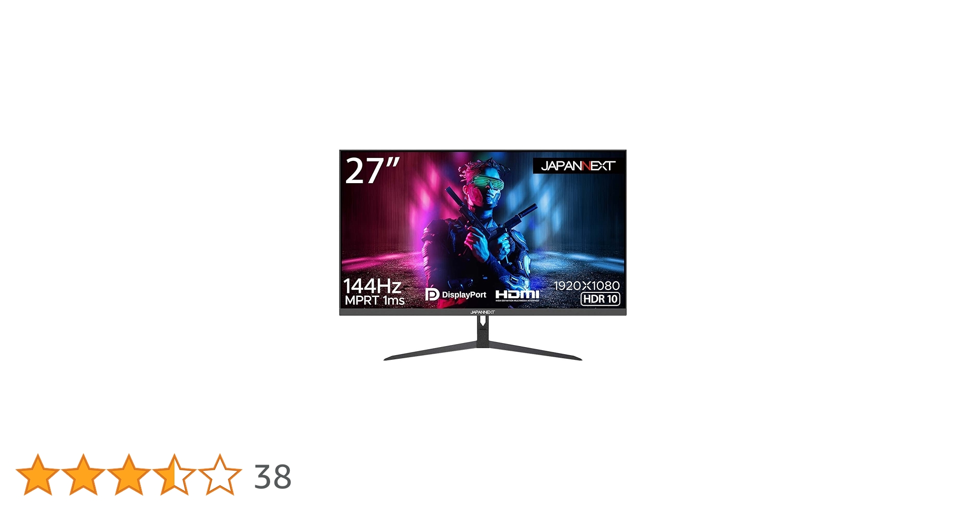 Amazon.co.jp: JAPANNEXT 27インチ ゲーミングモニター 144Hz 1ms フル