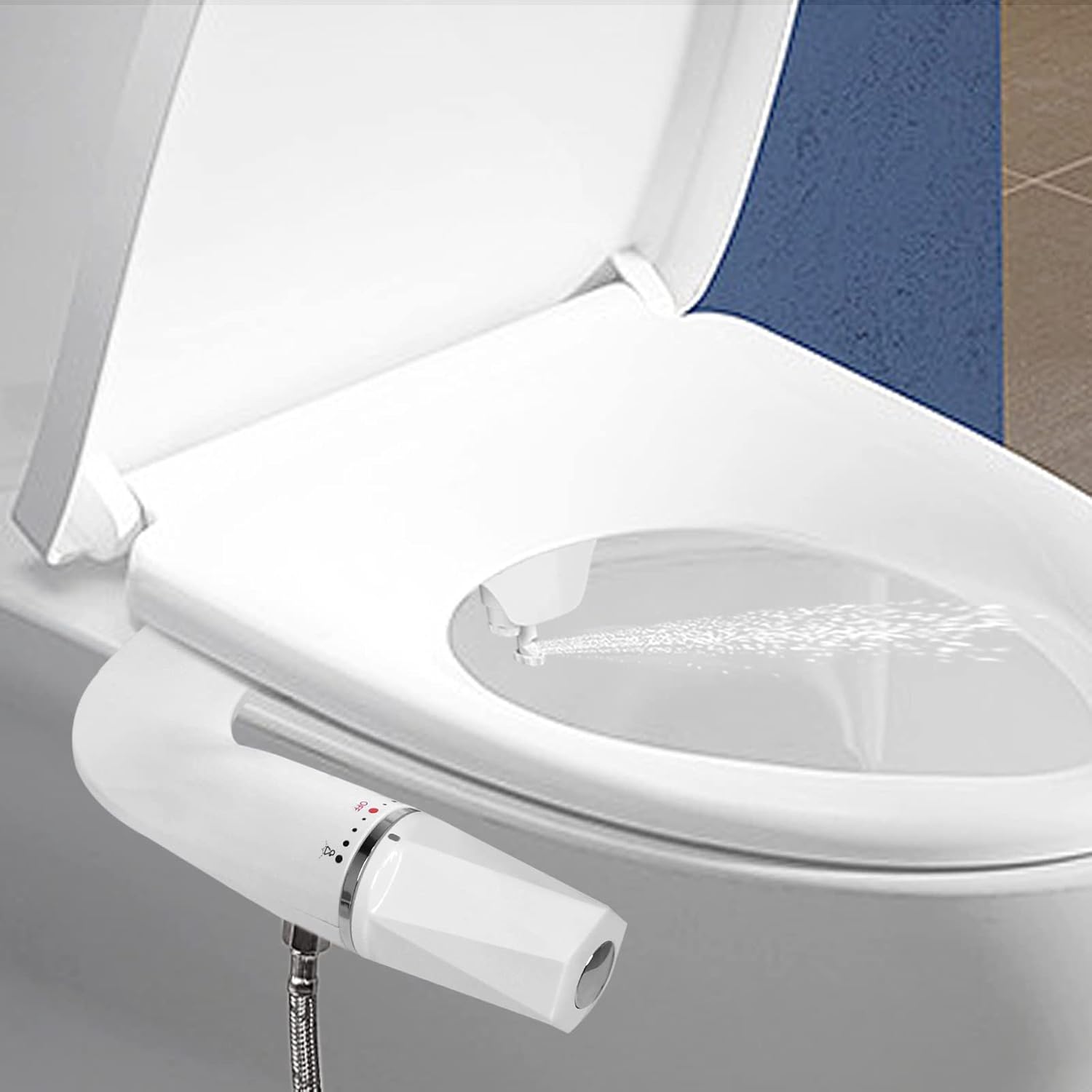 UISEBRT Bidet Einsatz für Toilette UltraSlim Nicht Elektrisch Bidet