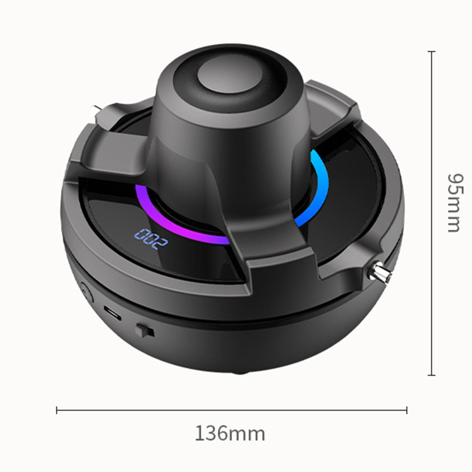 Macchina Intelligente per Saltare La Corda, Corda per Saltare Automatica con Contatore, Corda per Saltare con Contatore 1-10 Livelli di Velocità, Luce LED, Funzione Musica Wireless,Blue