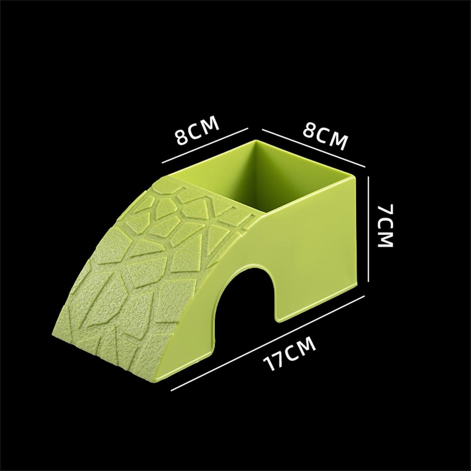 2Pack Reptiles Tunnel Hideouts Cave Shelter Place with Bask Design for Lizards and Turtles Amphibian Terrarium Decoration Pet Habitats