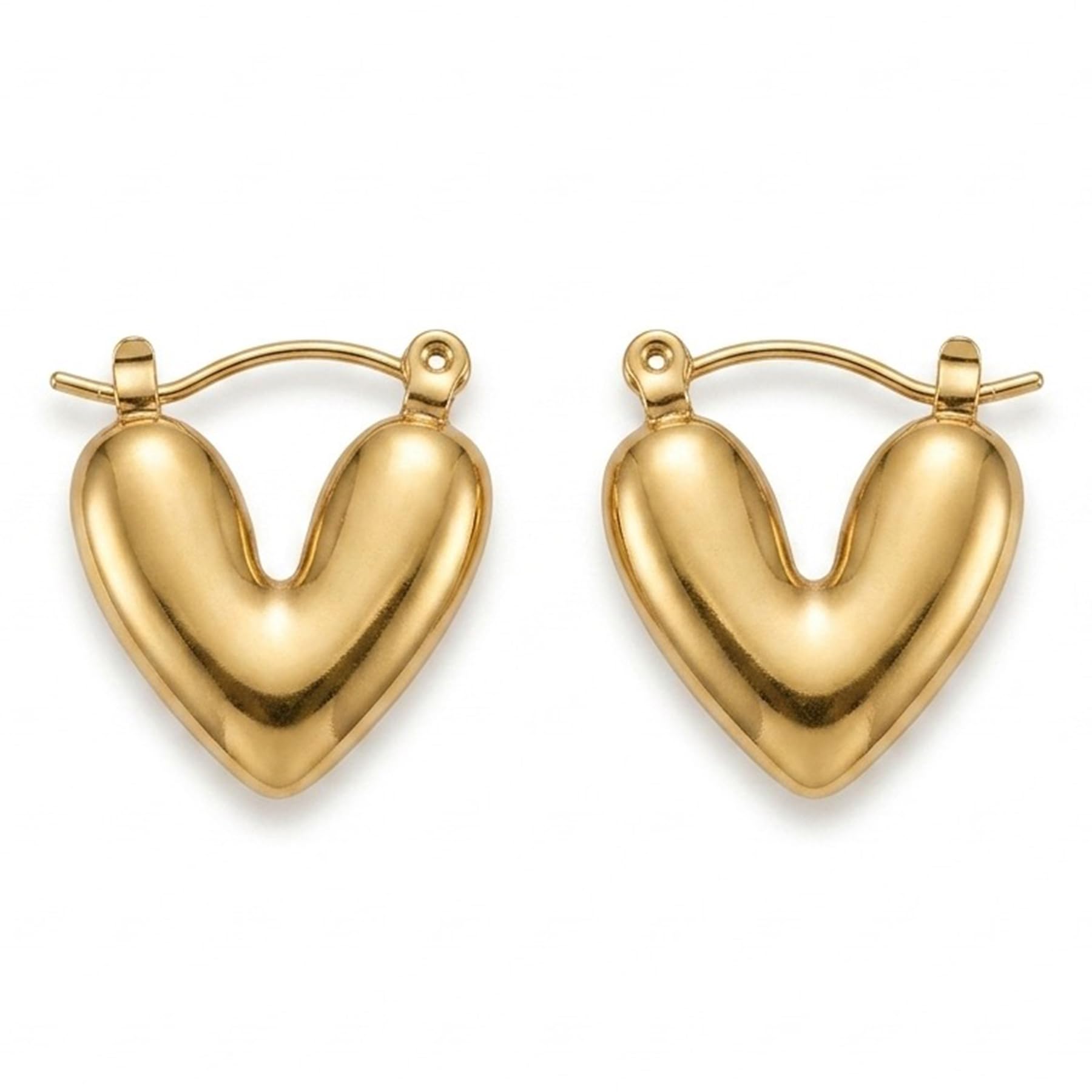 Elegant Gold Plated Hoop Earrings for Women & Girls | Trendy Minimal Fashion Jewelry | Lightweight Stylish Earrings for Daily Wear, Party, Wedding, Anniversary & Gift Accessories-image-13