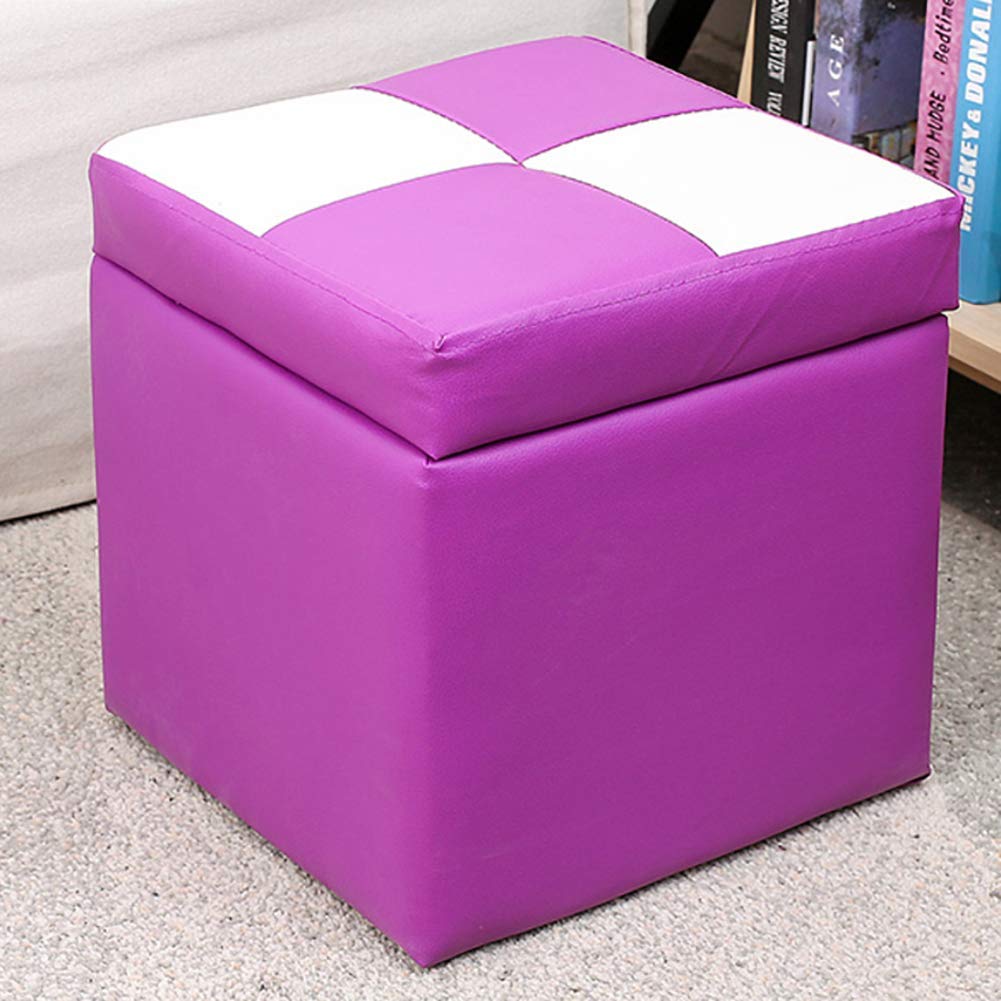 Pouf banc siège à charnière dessus boîte organisateur pratique