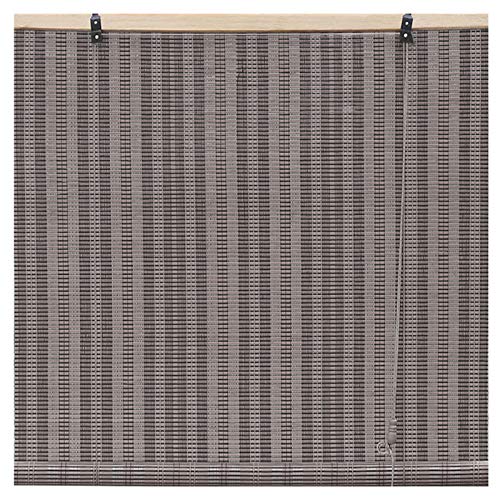 AILILI Sichtschutz Rollos In Bambus,Premium -Hellfarbe,Lichtfilterung,Rollo...