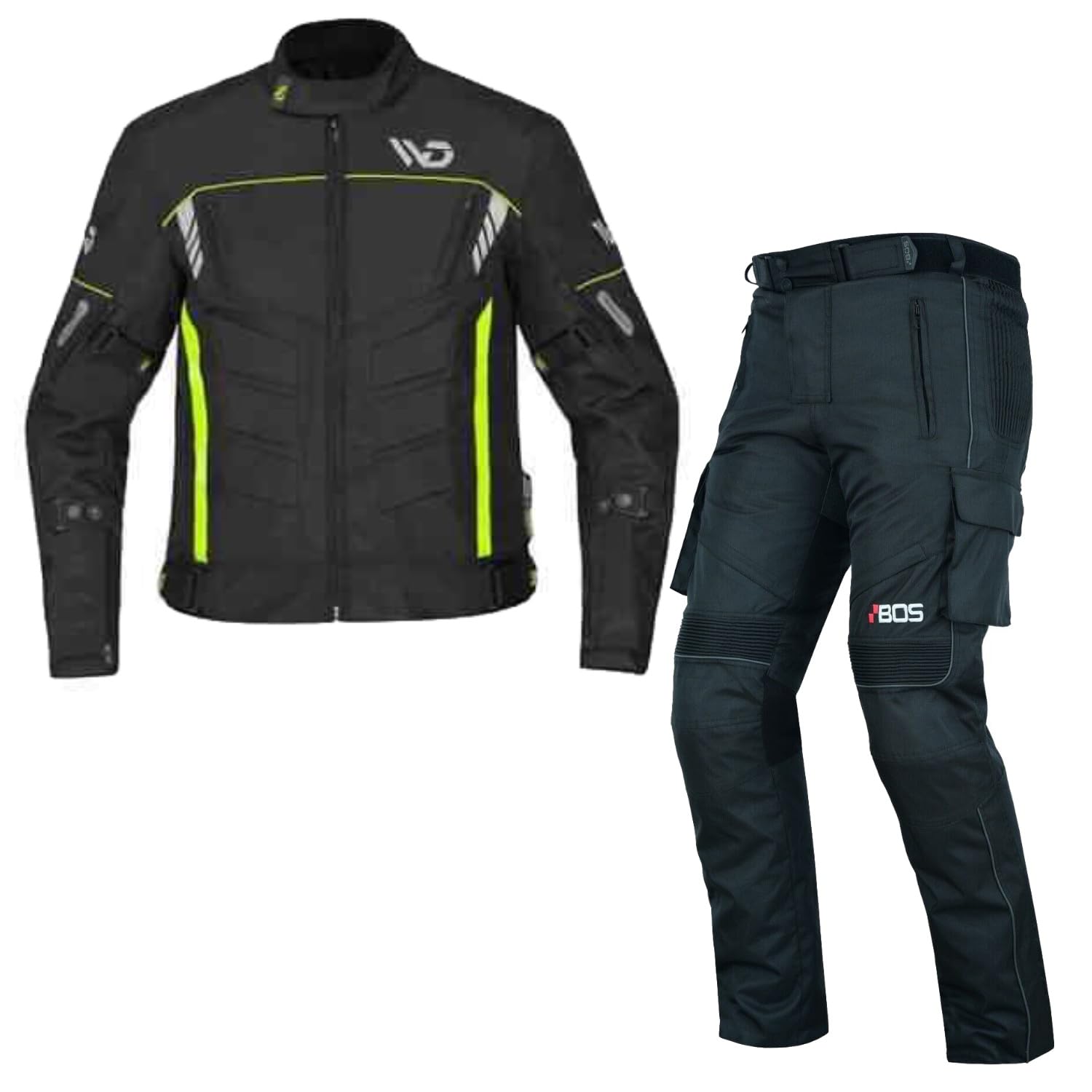 Sommer Motorradschutz für Herren,Motorrad Sommerjacke und Hose Set für Herren,Biker Motorrad Touring Textil Jacke und Hose,Herren Motorradkombi
