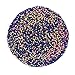 Bling Beret Hats for Women Color Paris Artist Cap Fashionable Ladies Sparkle Shining French Style Beanie Beret (Blue)