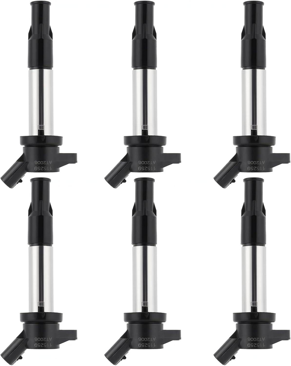 OCPTY Suitable 2006 for Suzuki Verona 2.5L/L6, Automotive Replacement Ignition Coils 4-Pins #UF561 (Set of 6 Ignition Coils)