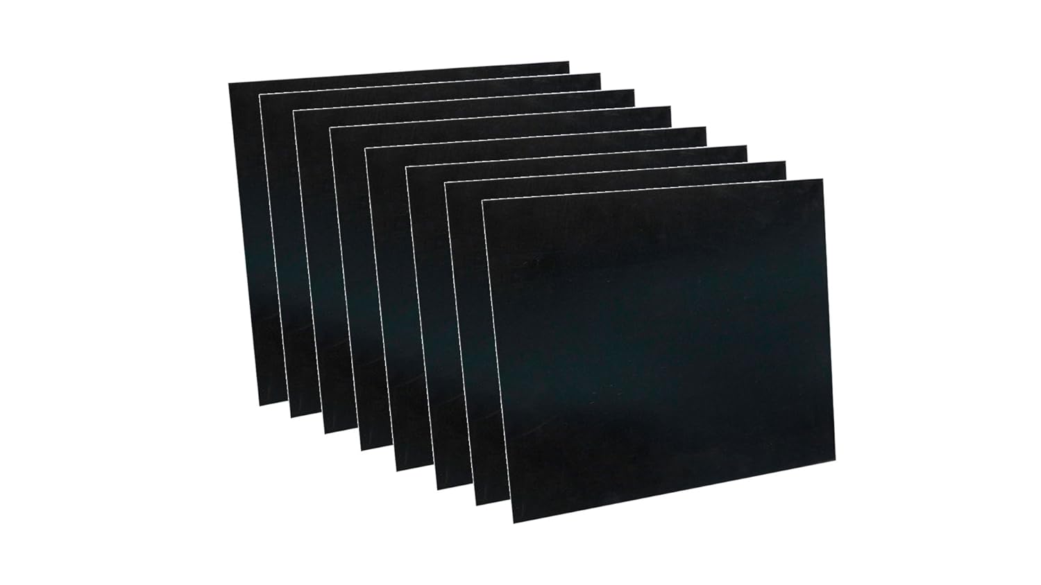 Sterling Seal & Supply Black EPDM Rubber NSF/ANSI 61 Gasket, 1/8", 12" x 12" (1 sheet)