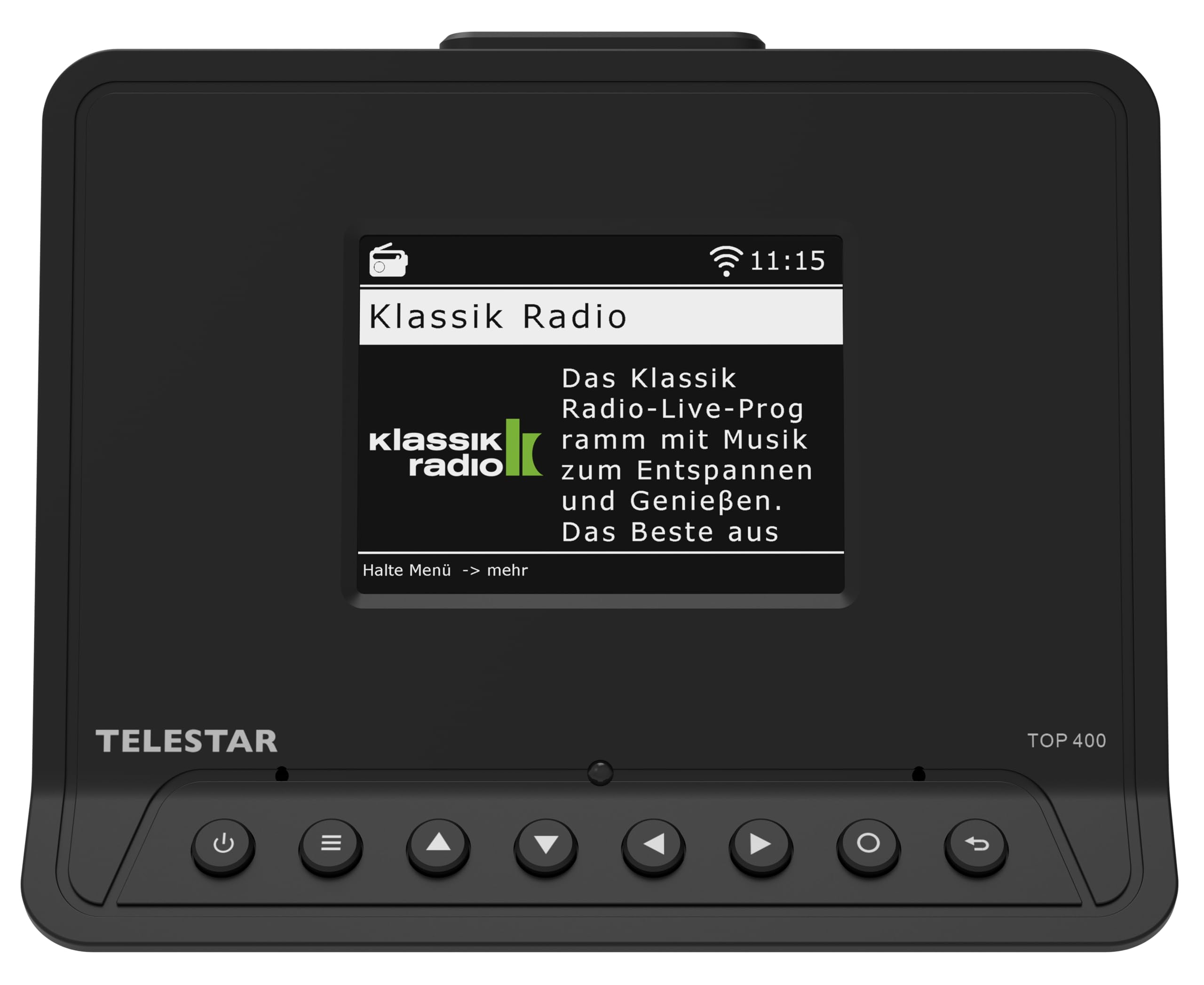 TELESTAR TOP 400 – HiFi-Adapter (Adapter zum Nachrüsten von Internetradio, DAB+, Streamingdiensten, Bluetooth Audio-Streaming, USB-Aufnahme) – Schwarz