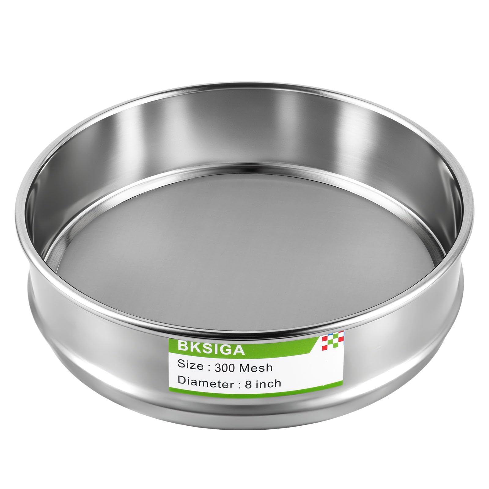 304 Stainless Steel Lab Sieves Pan,8" Diameter Standard Sieve Pan for Industrial Laboratory Homes — Amazon image 20