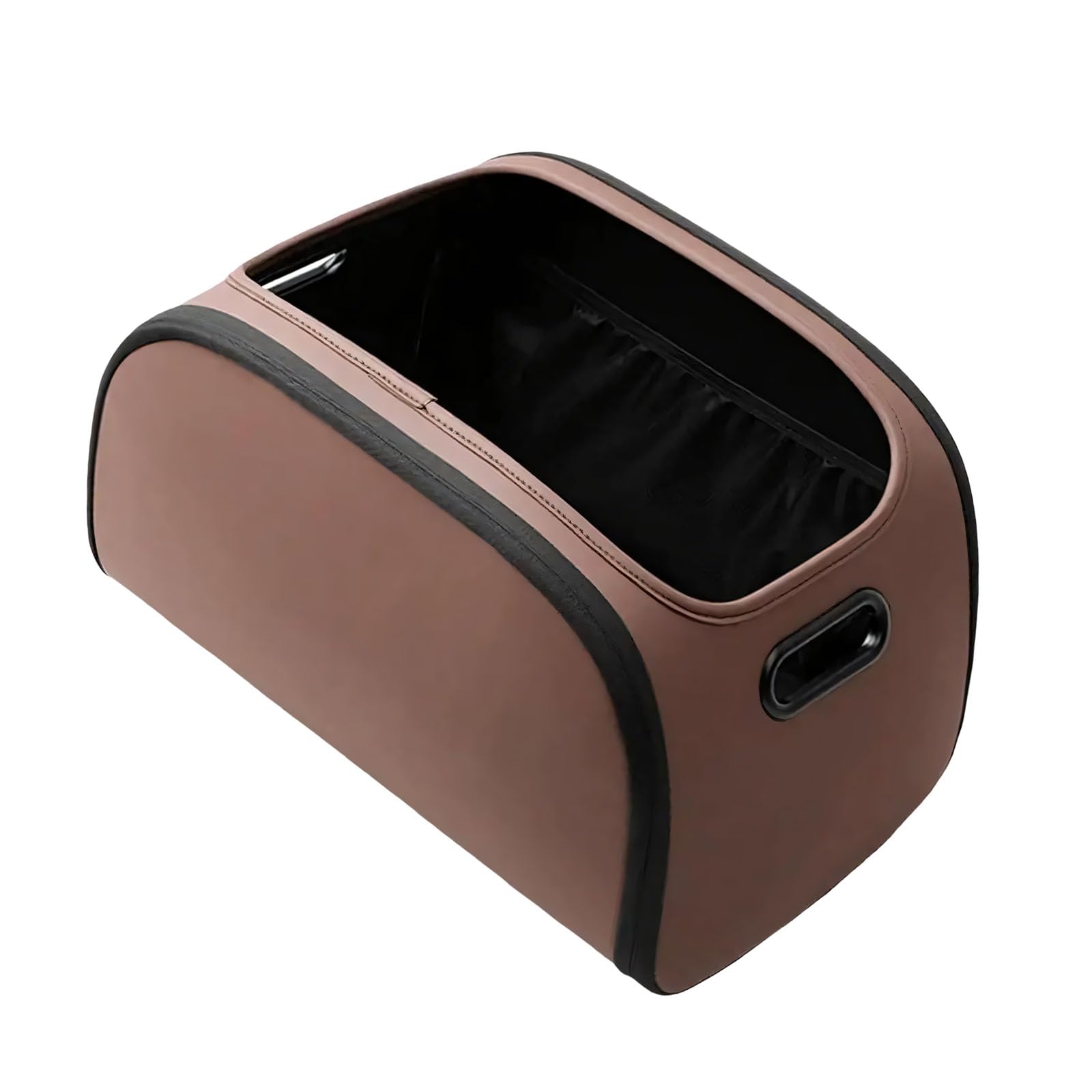 pumpumlia Auto Accessory Holder Designed for Most Vehicles Offering Convenience Elegant Leather Design Car Planner with Lid