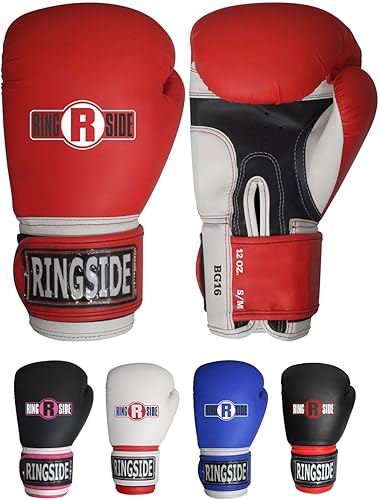 Guantes de entrenamiento Ringside de estilo profesional, de gel, para practicar en saco de boxeo, kickboxing y Muay Thai