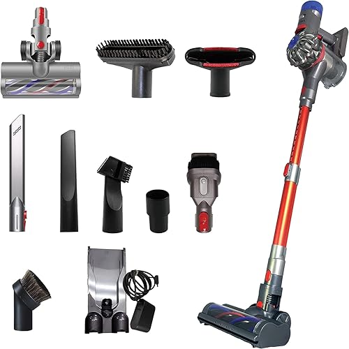 Dyson V8 Animal Cordless Stick Vacuum Cleaner (V8 Red) (Renewed)