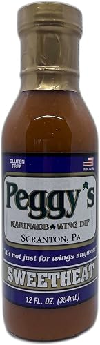 Peggy's Marinade & Dipping Sauce, Delicious Sweet Heat, 12 Oz. Jar, Pack of 1