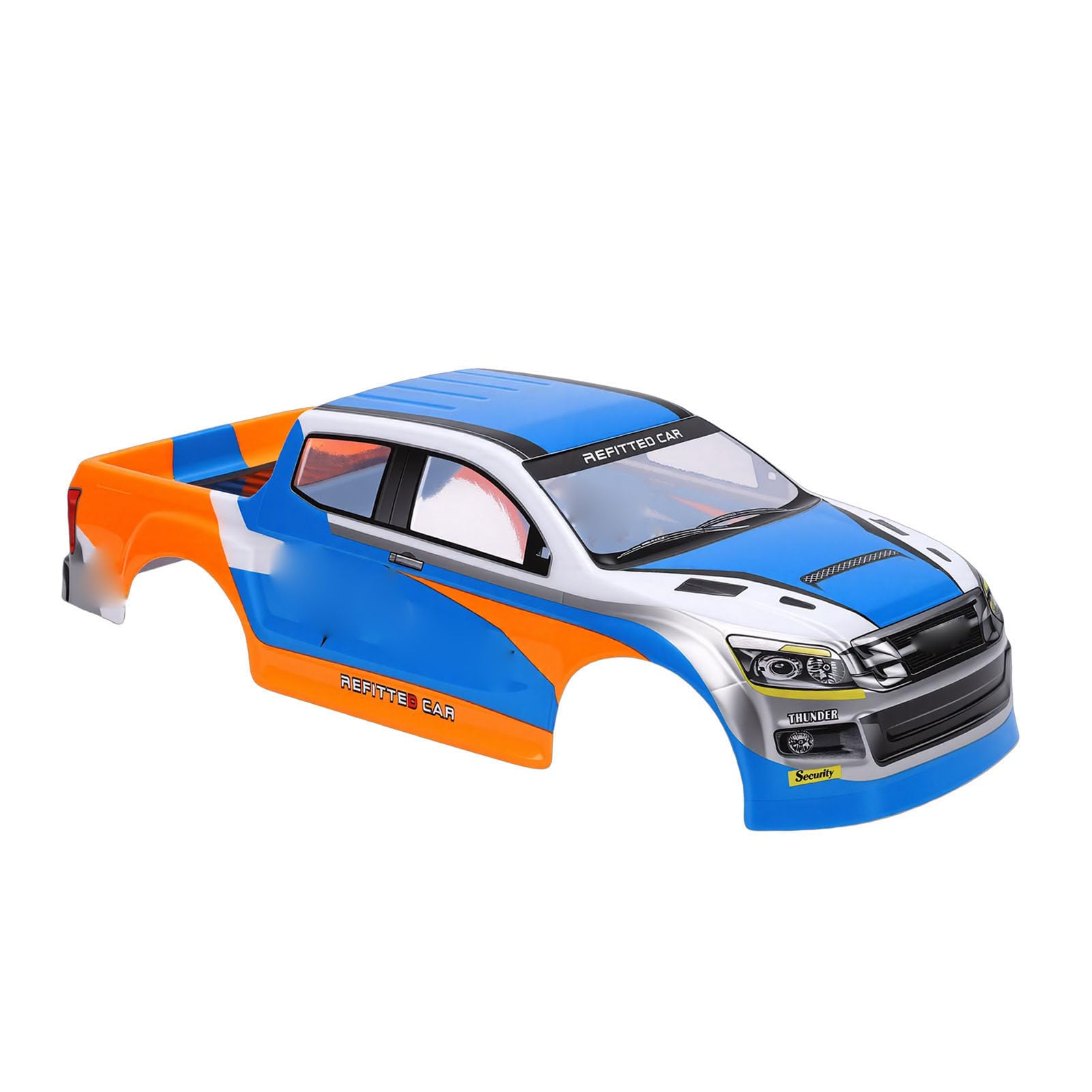 Ejoyous Carrocería de Coche RC, Acabado de Pintura Precortada de PVC para Camioneta Pickup a Escala 1:10, Elegante Cubierta de Modificación para Vehículos RC con Distancia Entre Ejes de 26 Cm (Blue)