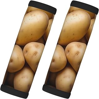 Potato Printed Suitcase Handle Cover - wear-Resistant Trolley Cover, a Must-Have for Travel