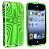 Insten Green Soft Gel Plastic TPU Cover Case for iPod touch 4G