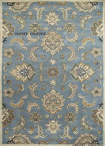 Image of Carpet Mahal Handmade Handwoven Tufted Made of 100% Soft Blended Wool Export Quality Carpets with 1 Inch Thickness (10x13 Feet) Color Multi