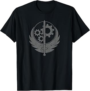 Fallout Video Game Brotherhood of Steel Logo Tシャツ