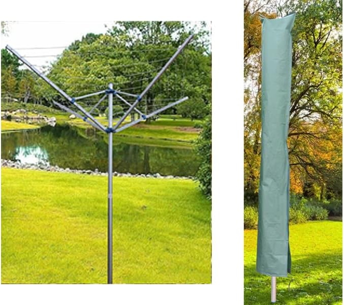 Hyfive Rotary Washing Line Cover Clothes Airer Protection Cover 1.8m Garden Cover