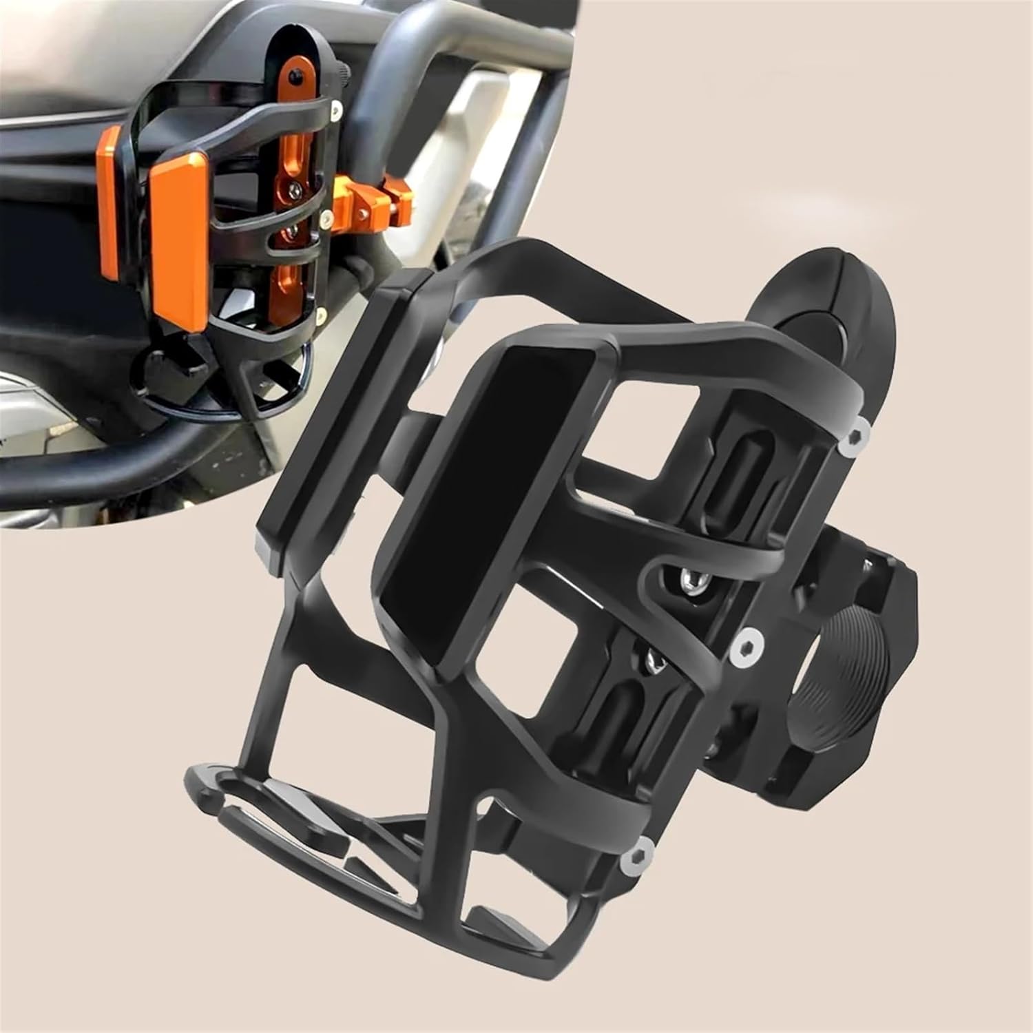 オートバイスタンドマウントアクセサリー飲料水ボトルケージドリンクカップホルダーに適合するタイガー 1200 GT プロラリーエクスプ