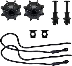 ShnminEU 2 Stück Kofferraum Halteband Hutablage Schwarz Band Halterung für Den Kofferraum Auto Universal Haltebänder Kofferraumabdeckung für VW Golf 6 5 4 MK6 GTI R20 Kabellänge 50cm