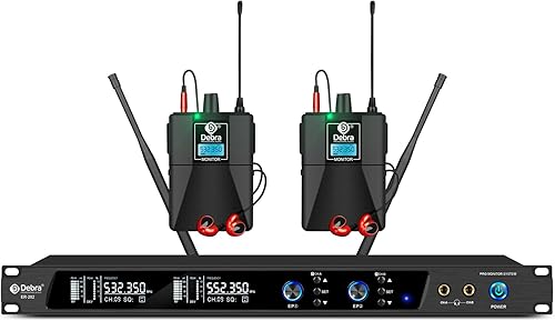 Miniatura 12 de D Debra Bodypack con auricular solo apto para sistema de monitor in-ear inalámbrico mono ER-202 y ER-102, no se puede usar solo (solo 1 Bodypack)