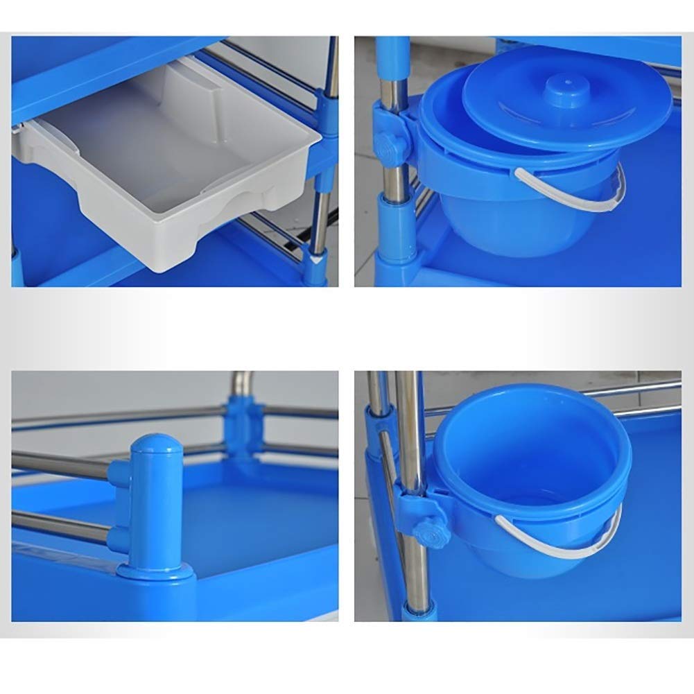 Carrelli Mobili, Carrello per Uso Domestico Carrello Medico 2-Livello Carrello Medico/Salone Di Bellezza Carrello Dell'Attrezzatura Dell'Attrezzatura, Carrello Di Utilità con la Maniglia pe