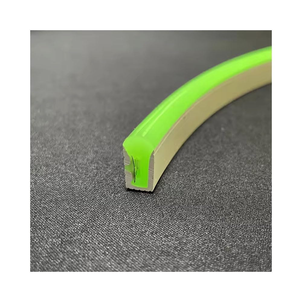 Taśma neonowa LED 12 V, elastyczna rurka silikonowa 6 mm, lampa wstęgowa z możliwością krojenia 2,5 cm, 1 m(Green)