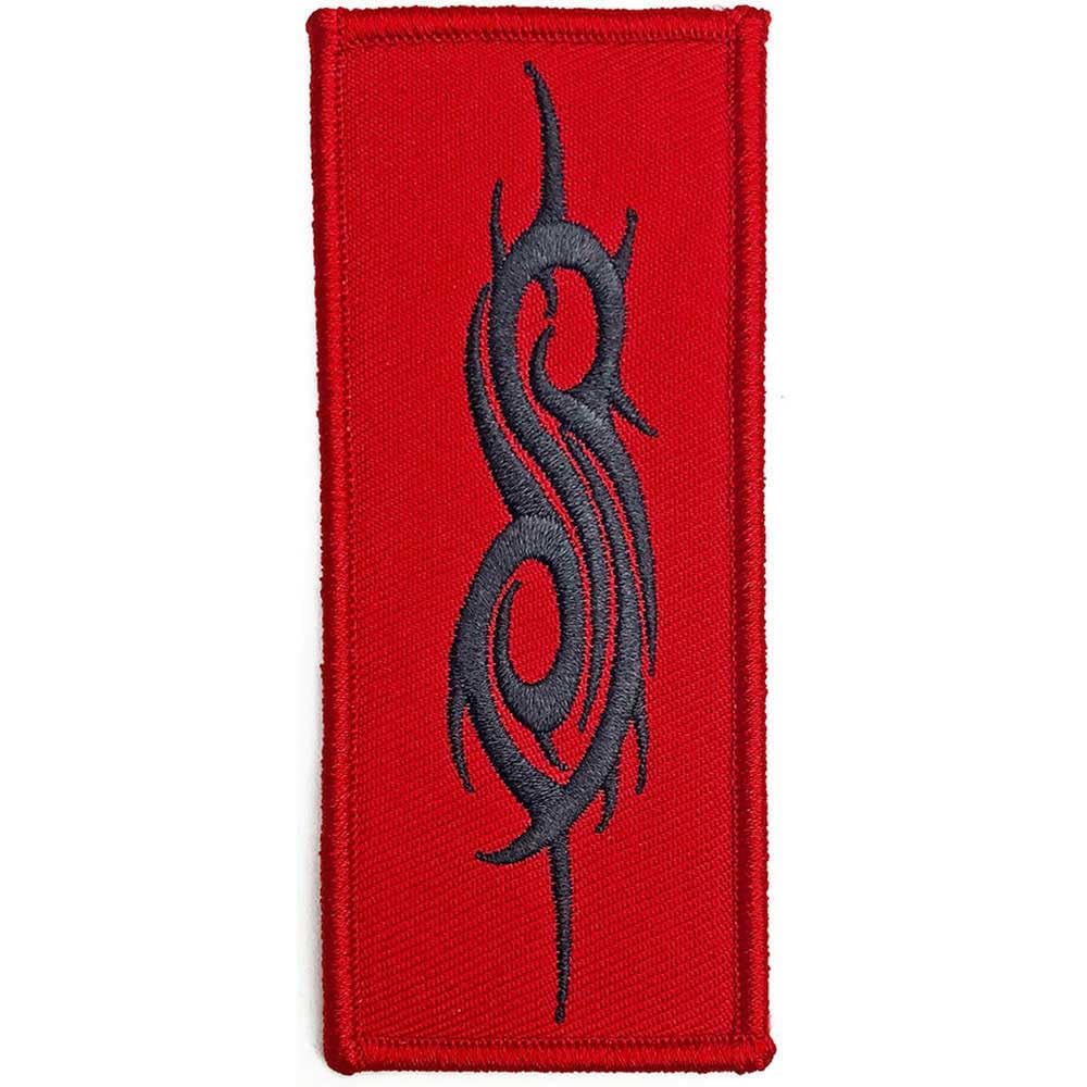 Rock Off officially licensed products Slipknot Black Tribal Sigil Woven Patch Size Accessory Size