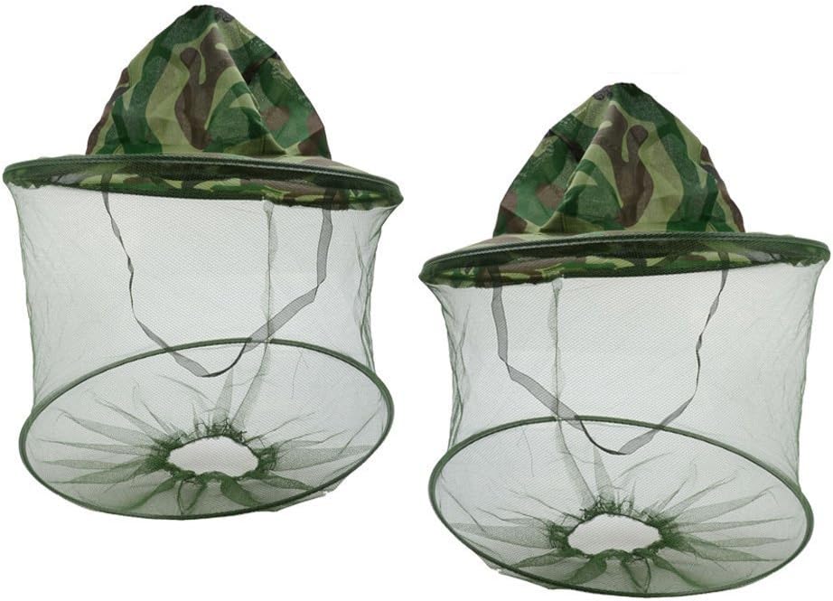Sombrero Apicultor Camuflado 2 Pack con Red para Abejas miniatura 1