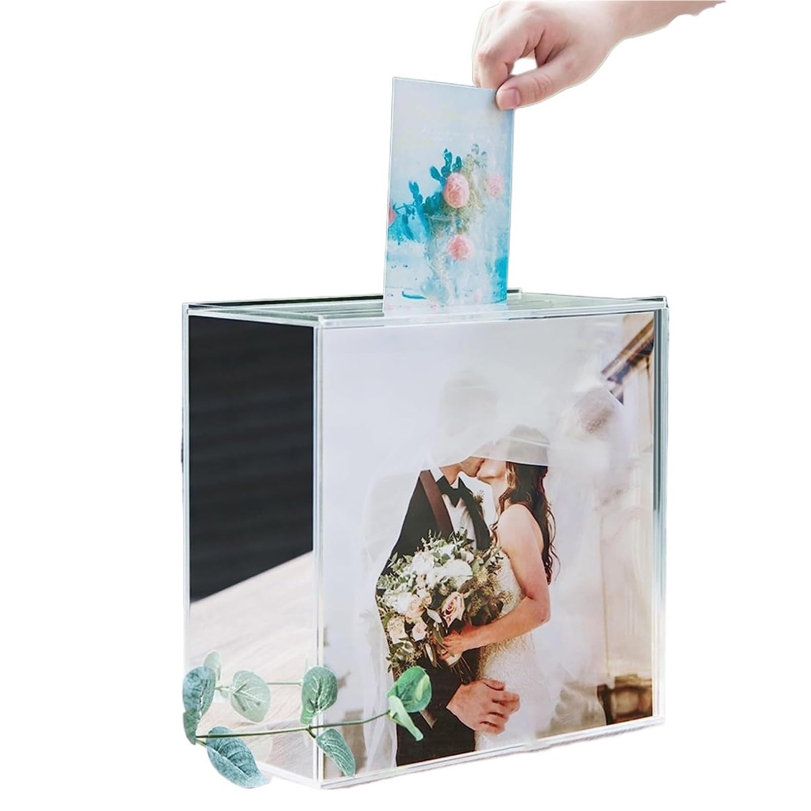 Scatola per partecipazioni di nozze Porta biglietti di matrimonio, centrotavola, porta buste nuziali, for anniversario, ricevimento nozze, cerimonia laurea