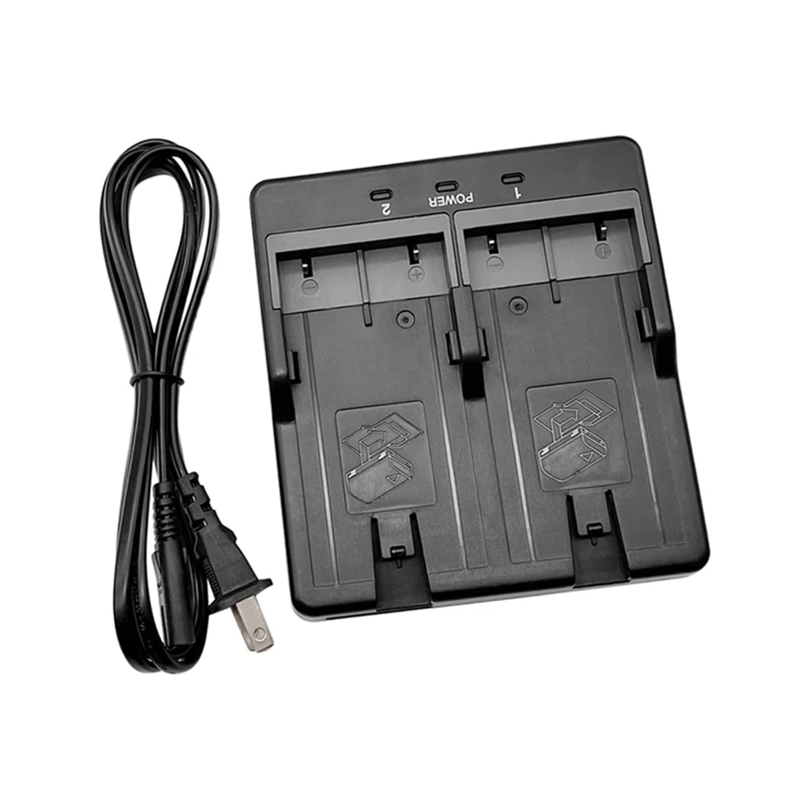Cargador Dual BC-30D Compatible con Carga de batería Topcon BT-62Q BT-65Q BT-66Q BT65Q