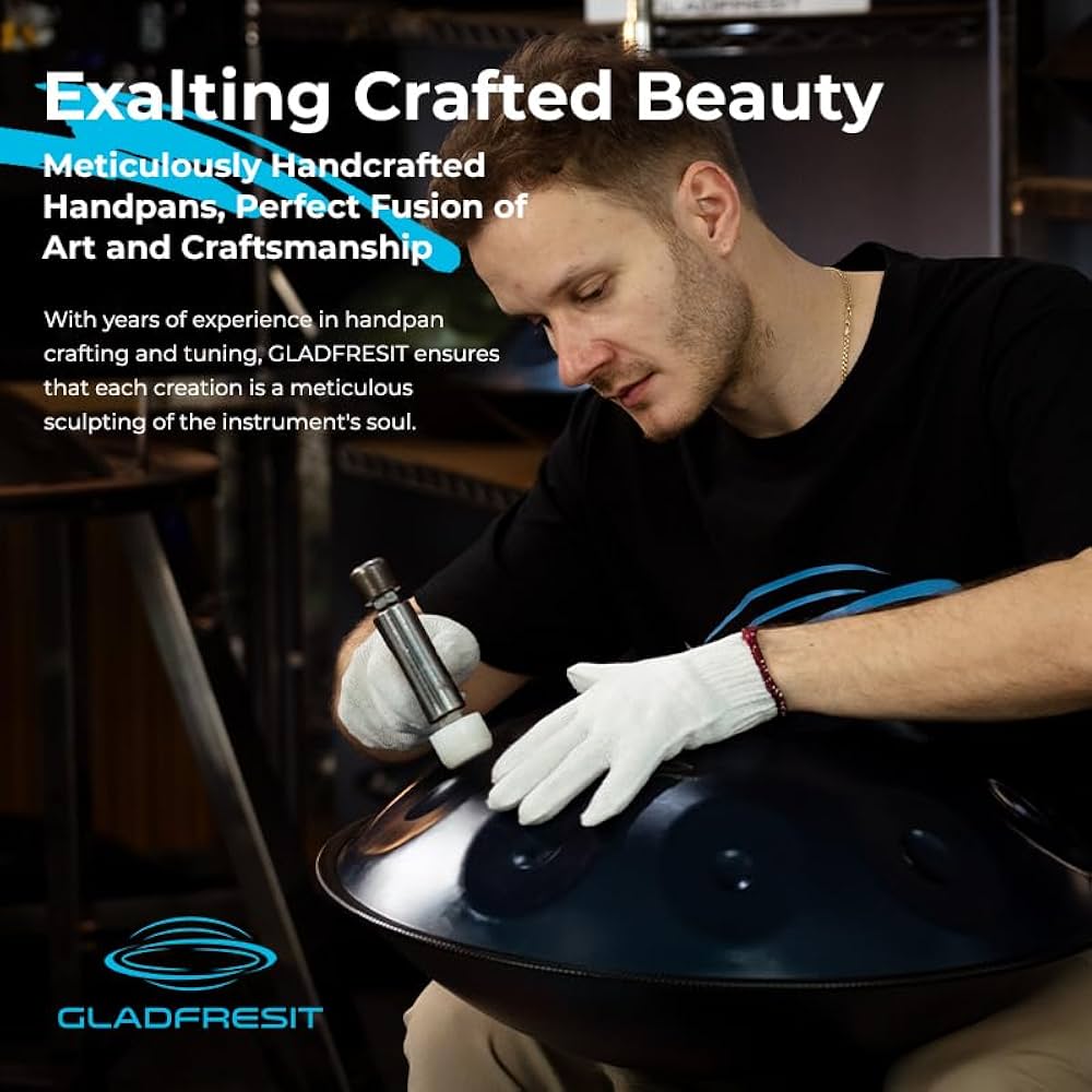 ハンドパン　GLADFRESIT GLADFRESIT Handpan, 18 inches, 9 notes, 440Hz, G minor