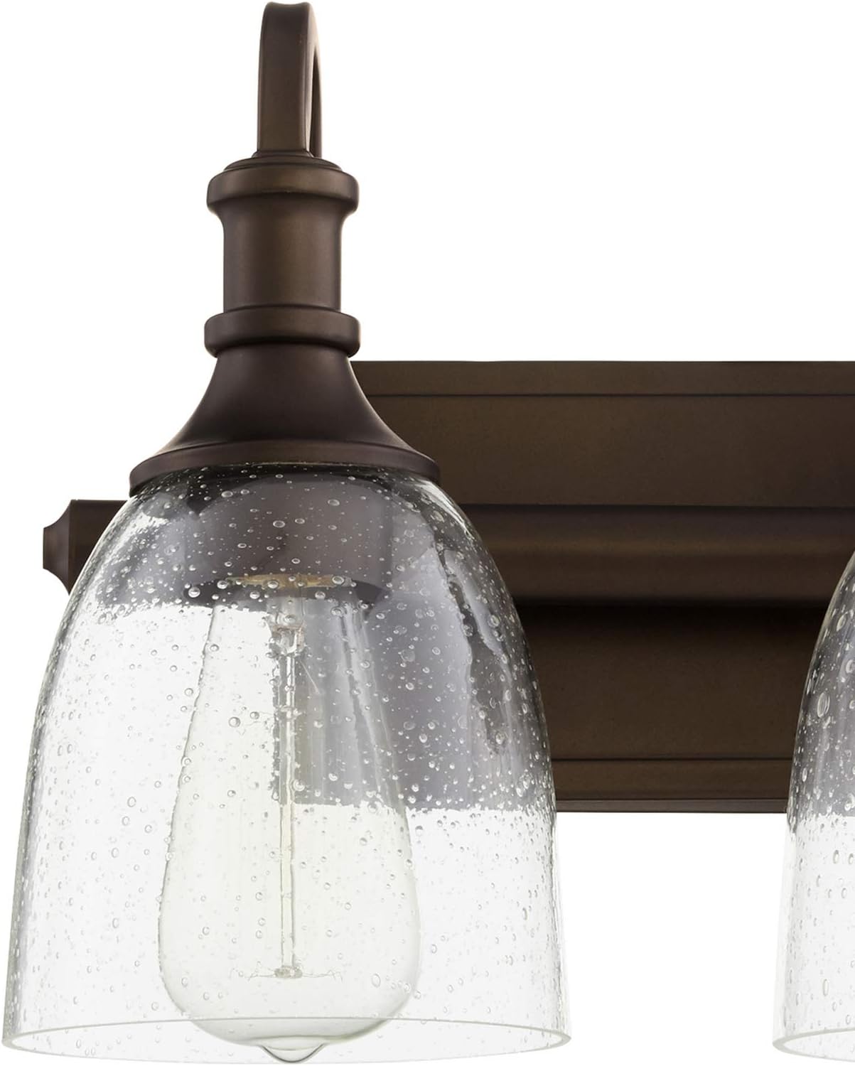 New Arrivals Quorum 5011-2-186 Transitional Two Light Vanity from Richmond Collection in Bronze / Dark Finish,