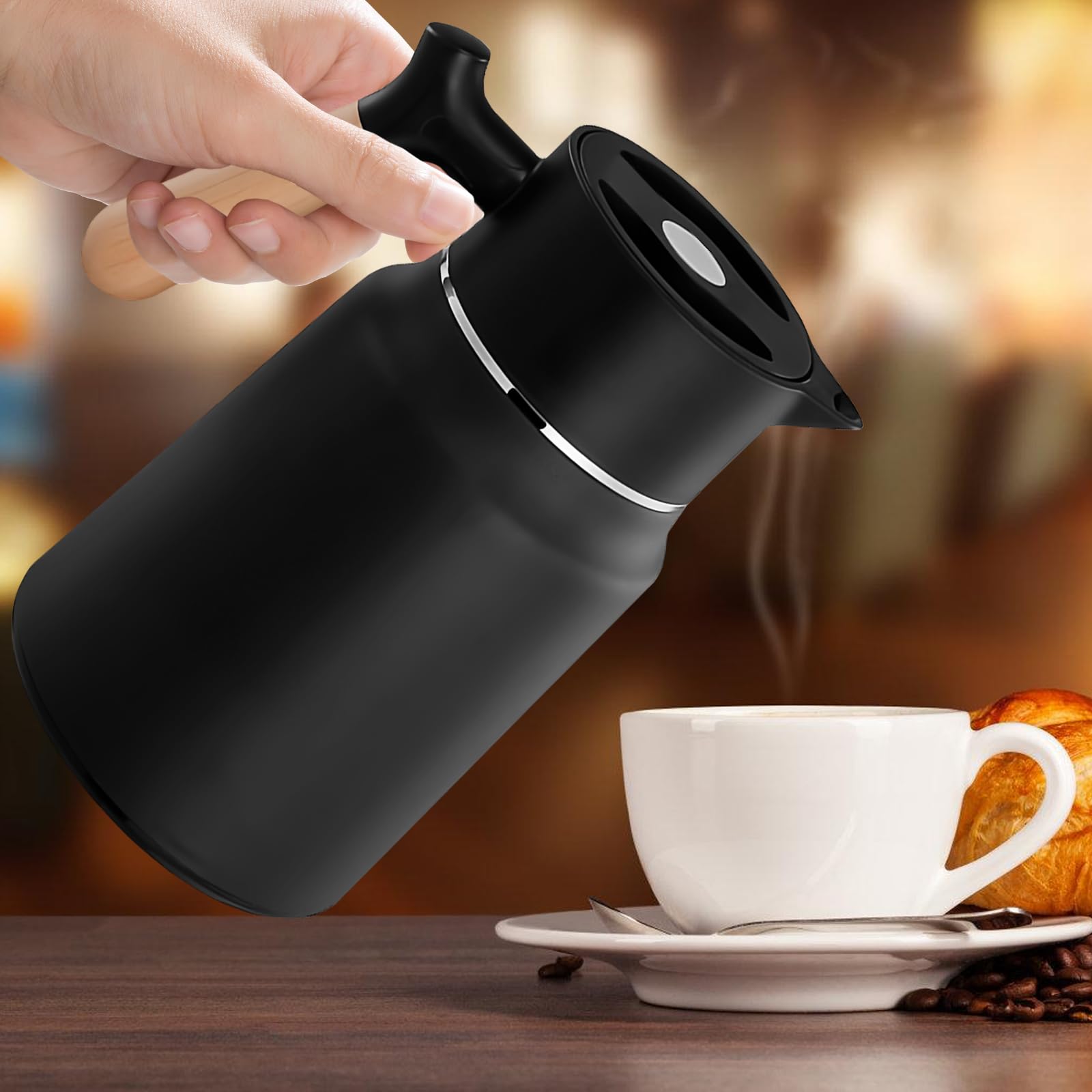 Thermoskan koffie/thee 1 l | Partyverhuur De Harlekijn