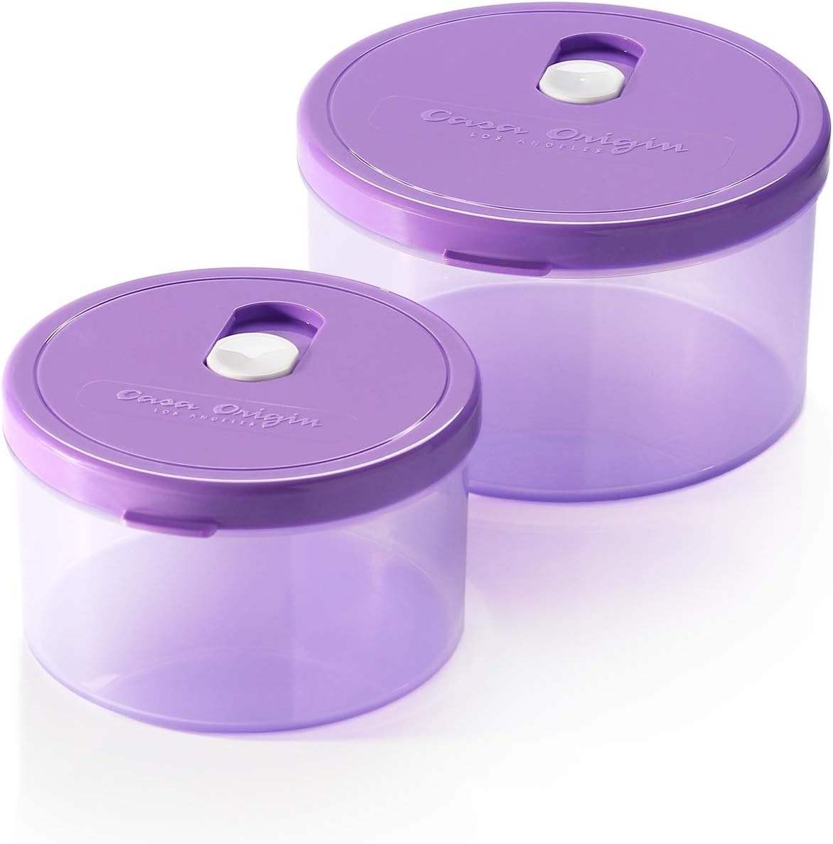 Casa Origin Meal Prep Food Containers with Lid, 2 Pieces