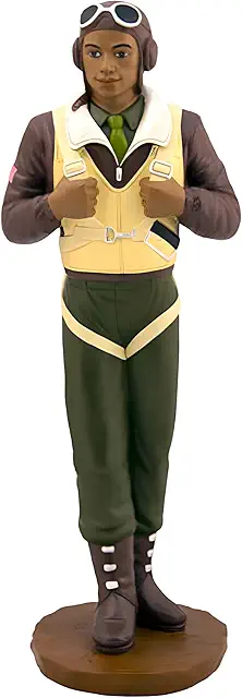 Grønlandske Figurer: Tuskegee Airman WWII Figur 30,5 cm høj