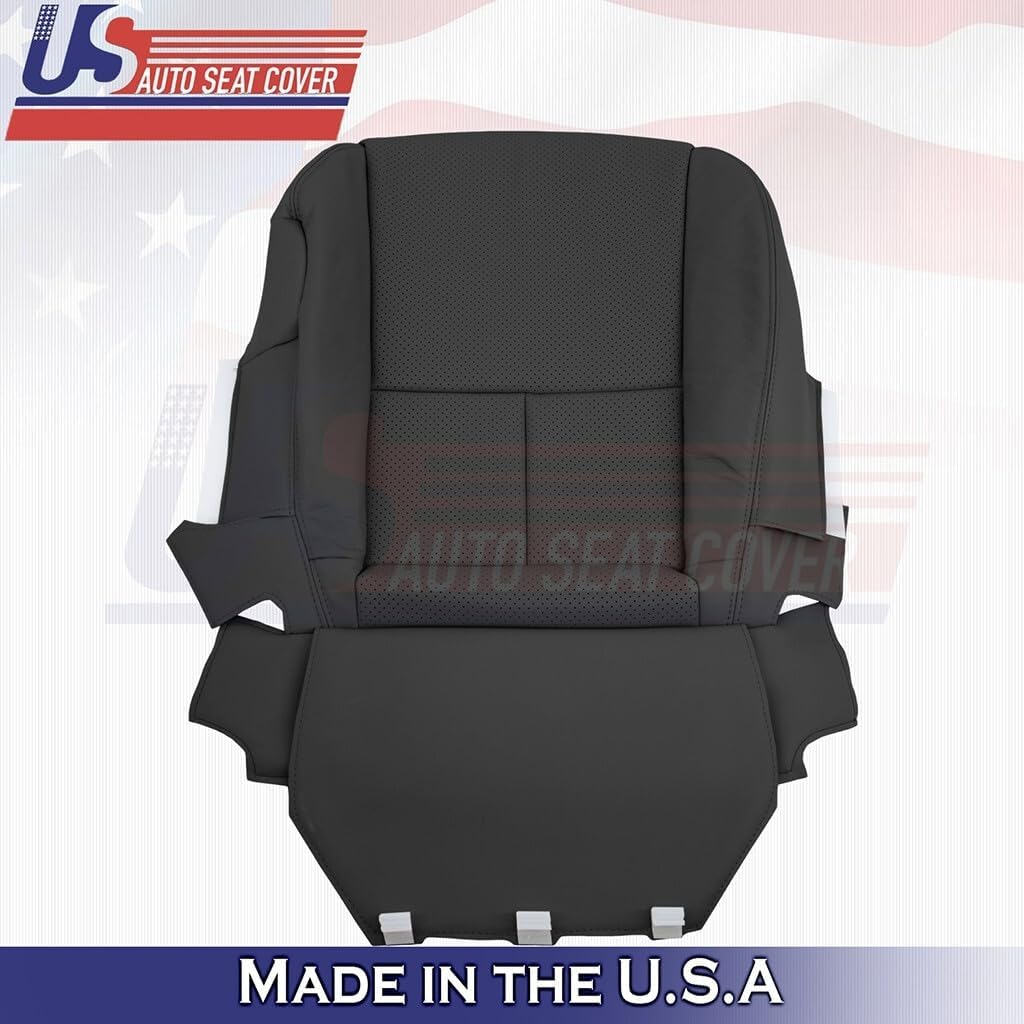 2007 fits Infiniti G35 Coupe Passenger Bottom Leather Seat Cover Black