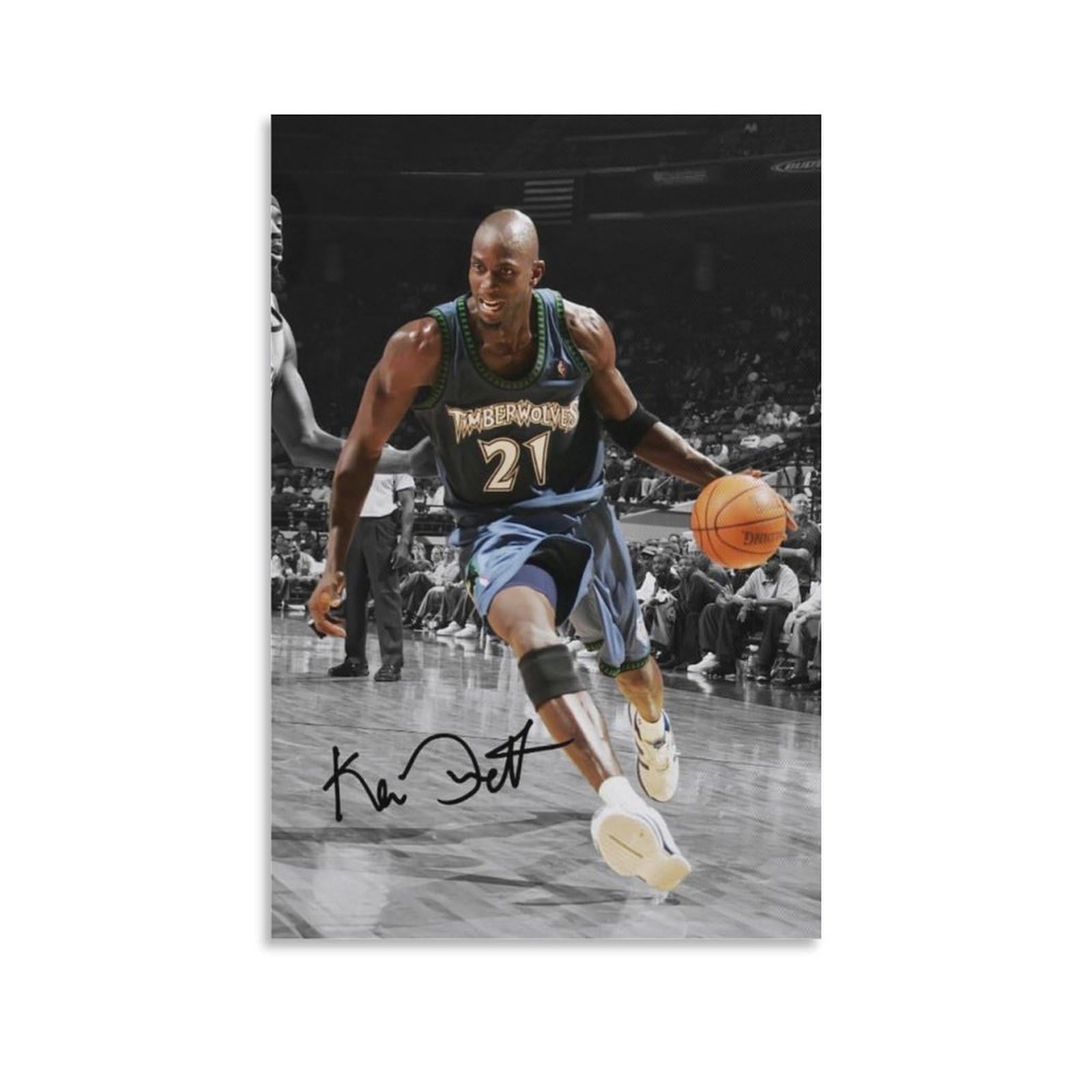 ASUIU Kevin Garnett Canvas Poster Posters Wall Art Painting Canvas Prints Decor Poster Artworks 16x24inch(40x60cm)