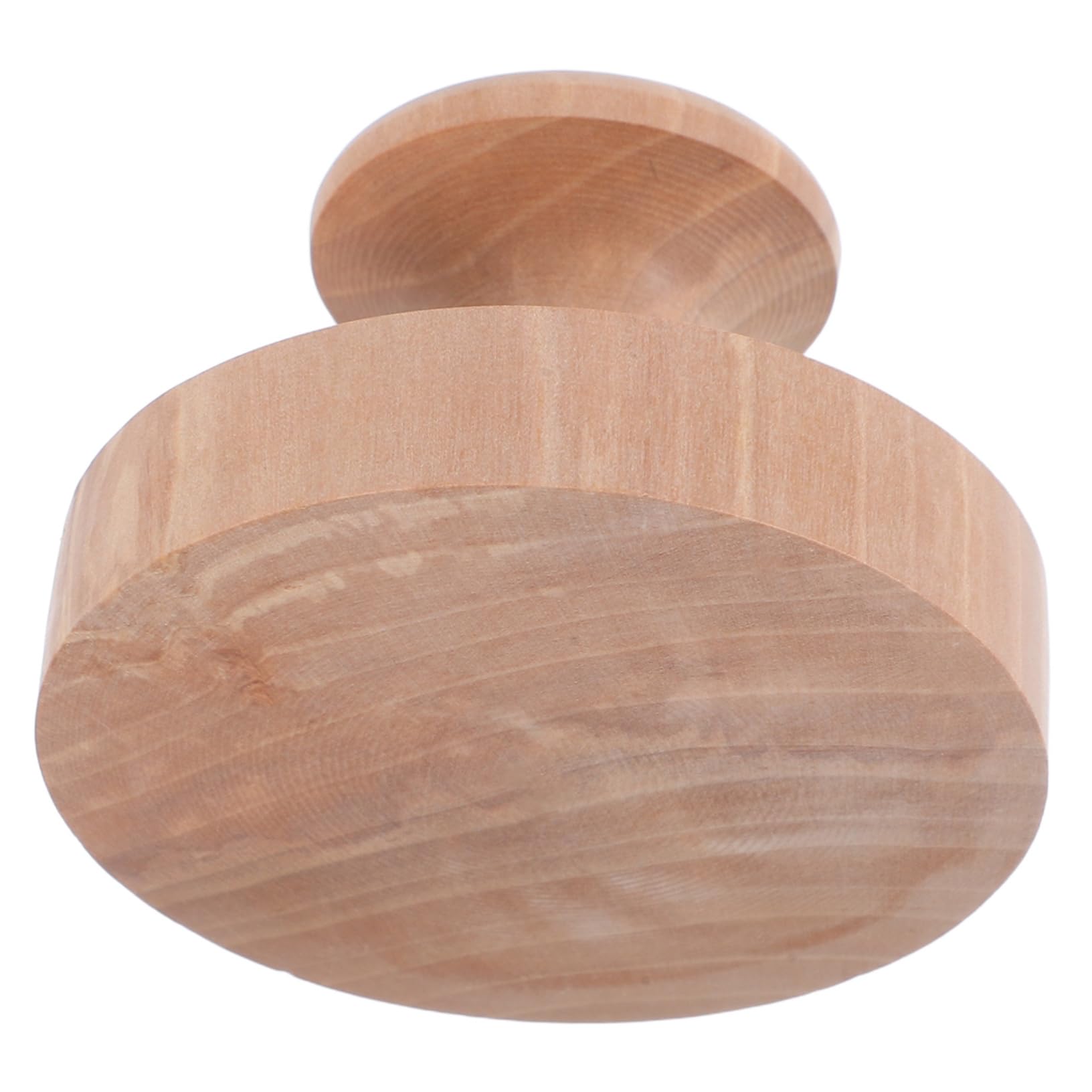 Cabilock Diy Baking Tool Wooden Cookie Press Stamp Mini Pancake Molds and Tortilla Maker for Home and Party Use